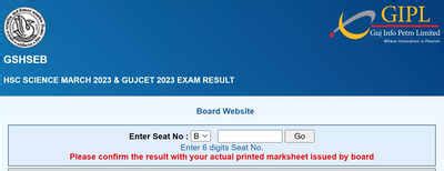 Gujarat GUJCET Result 2023 declared on gujcet.gseb.org, direct link.